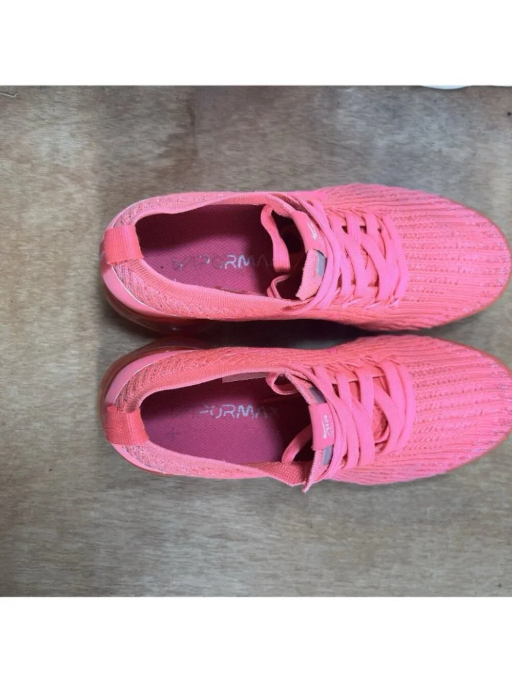 Nike Air Vapormax Flyknit 3 Womens Size 7 Pink Athletic Running Shoes Sneakers